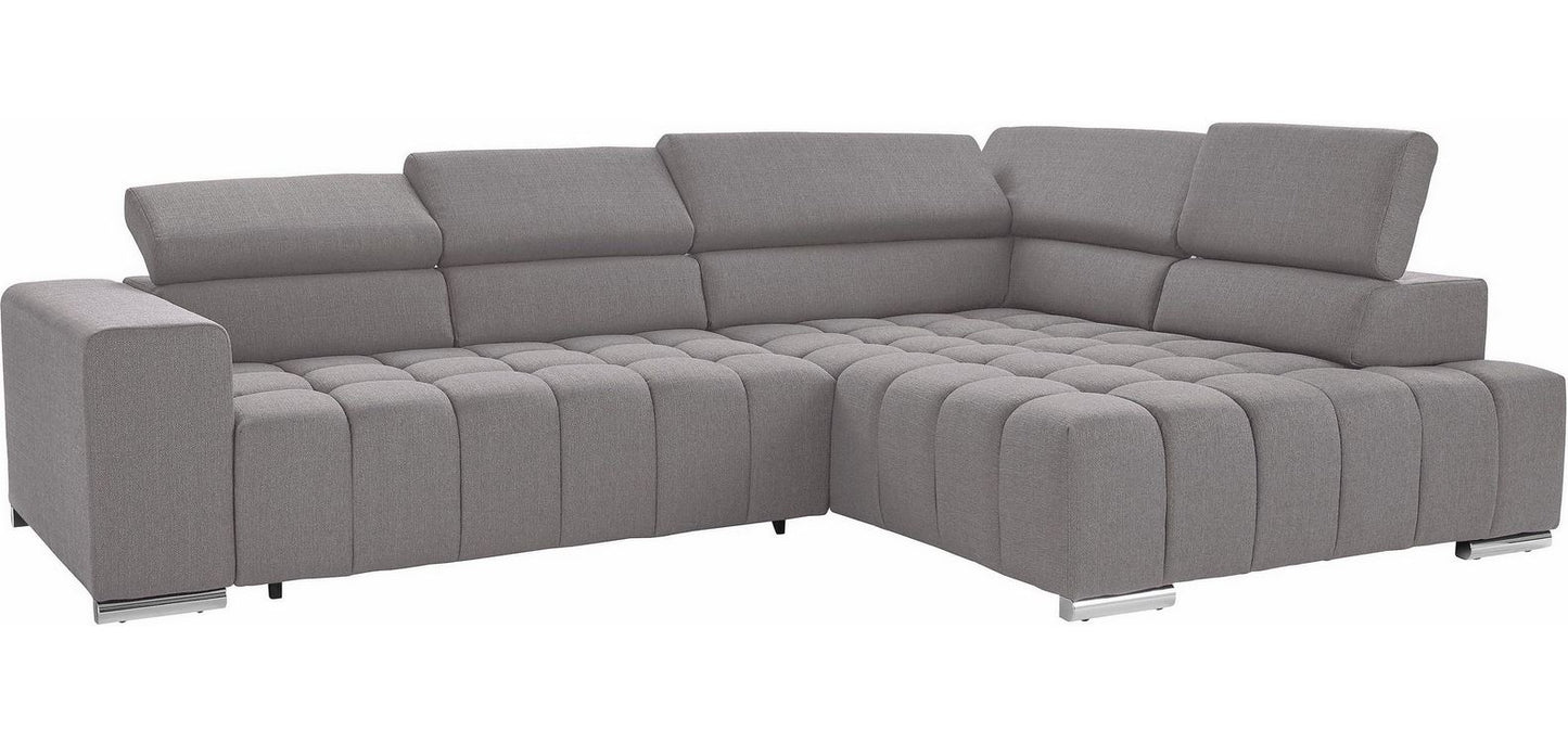 BIG Ecksofa 307x201cm Grau Schlaffunktion B-Ware