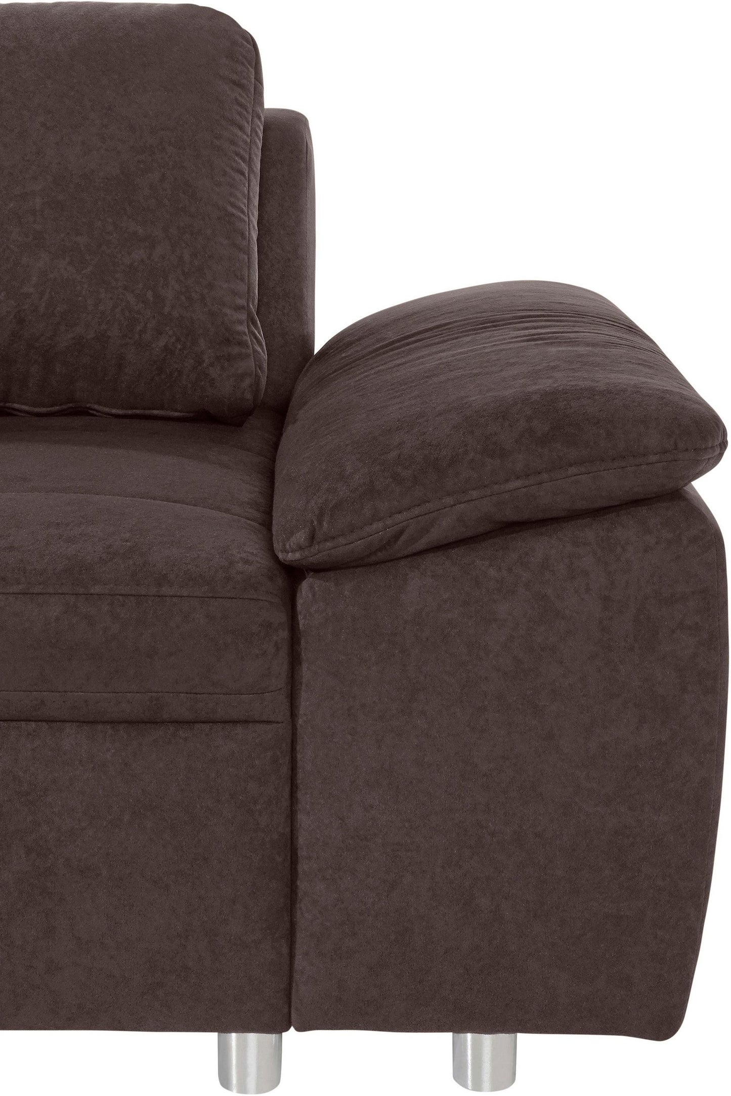 Ecksofa 290x163cm Braun Schlaffunktion Bettkasten Federkern B-Ware