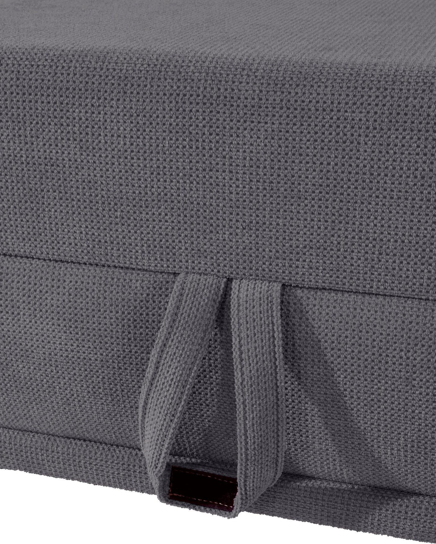 Wohnlandschaft Grau mit Schlaffunktion, Bettkasten, Federkern und Sitztiefenverstellung im pflegeleichtem und weichem Luxus-Microfaser Bezug, Costello.