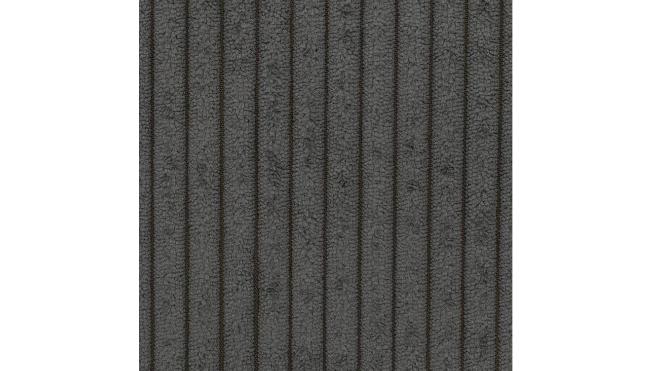 Wohnlandschaft Cord Grau U-Form Cordsofa 359x228 cm B-Ware