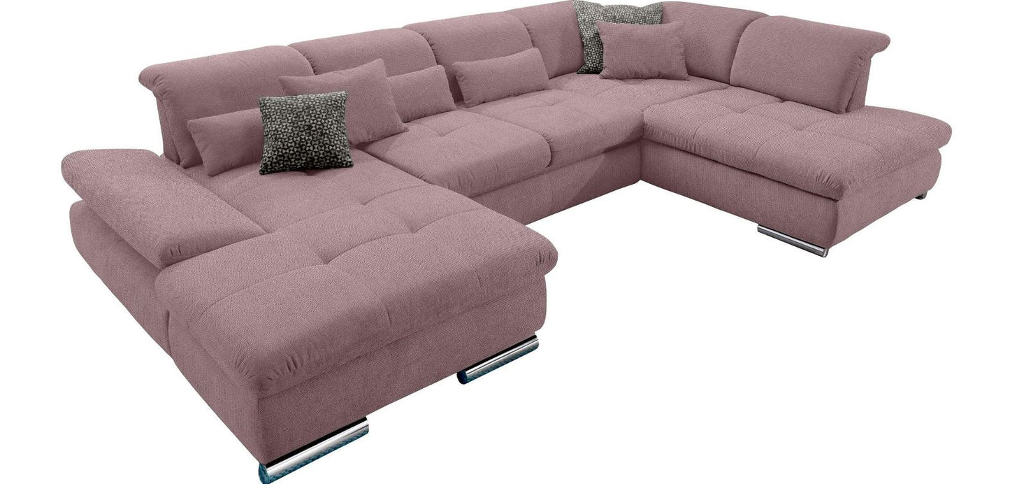Wohnlandschaft 365 cm Musterring SO4100 Flieder Rosa B-Ware