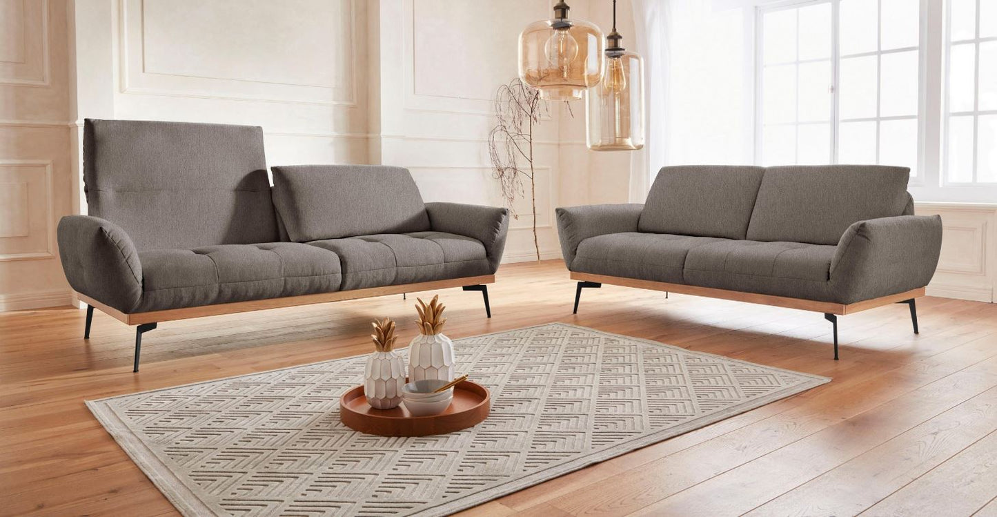 3-Sitzer Sofa Palic 221x95cm Salz Pfeffer Guido M. Kretschmer B-Ware