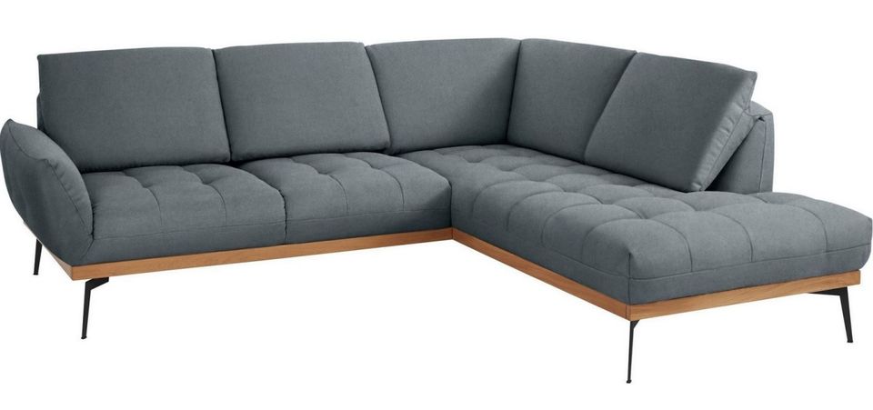 Ecksofa 241x206cm Grau Blau Denim GMK Palic Guido M. Kretschmer B-Ware