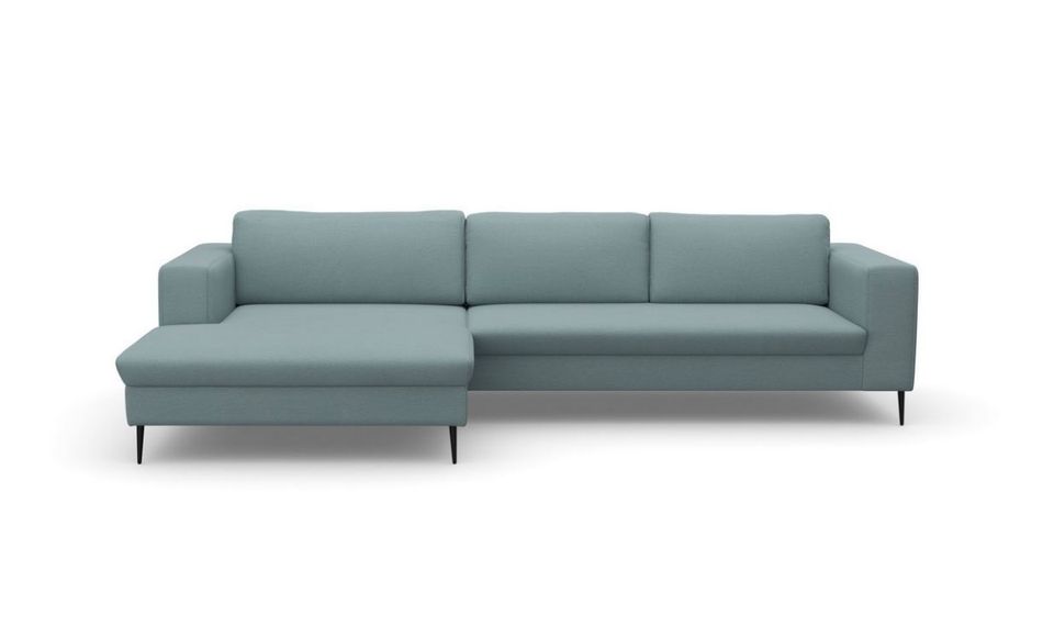 Ecksofa 274x230 cm Mint Blau B-Ware