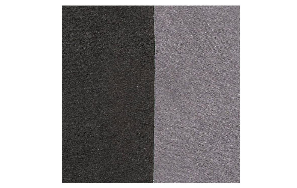 Ecksofa Grau Schwarz in pflegeleichtem Luxus - Microfaser Altara Nubuck Couch Valentine.