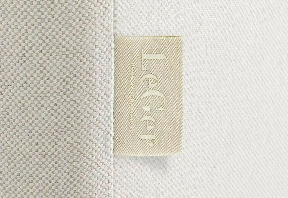 Ecksofa Joreen OTL 360x260 cm Baumwollmix Creme Weiß LeGer Beige B-Ware