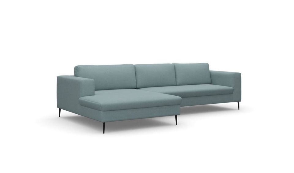 Ecksofa 274x230 cm Mint Blau B-Ware