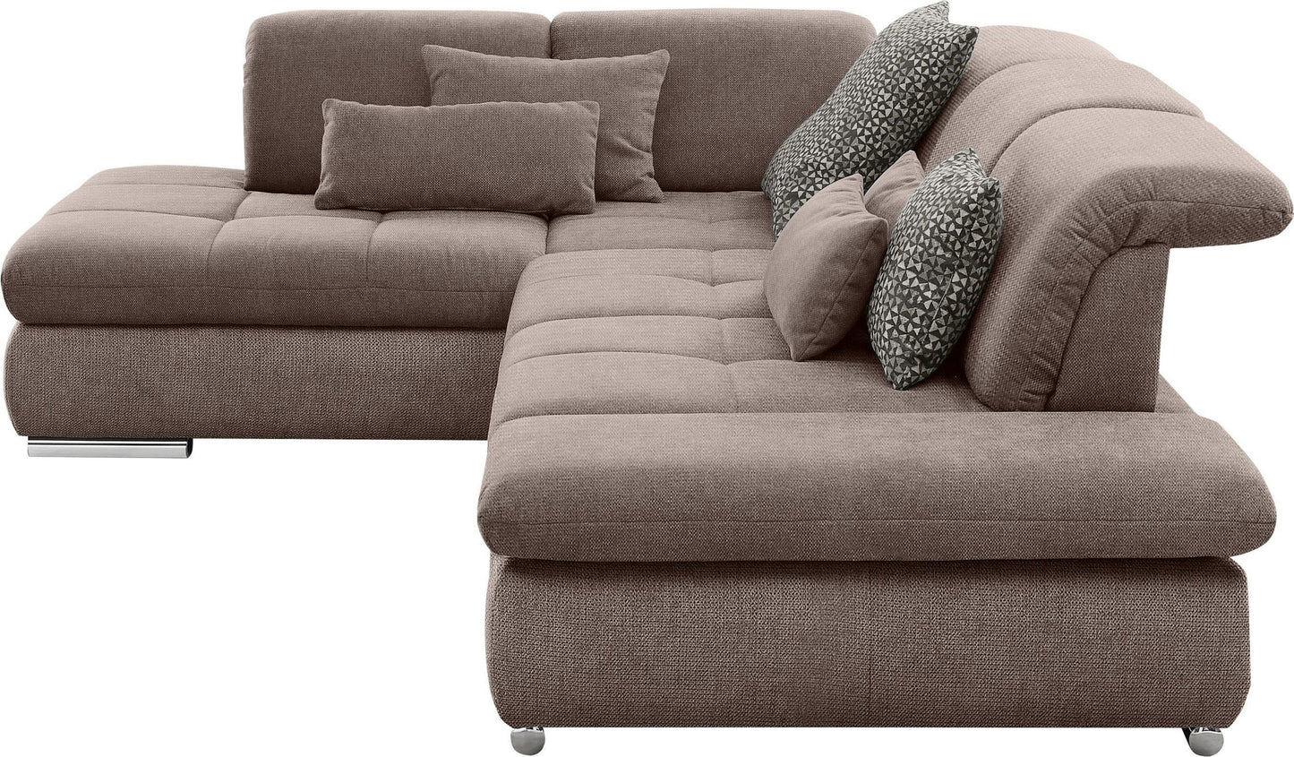 Ecksofa Taupe Federkern, Sitztiefenverstellung, set one by Musterring SO4100 jetzt reduziert im Angebot kaufen.