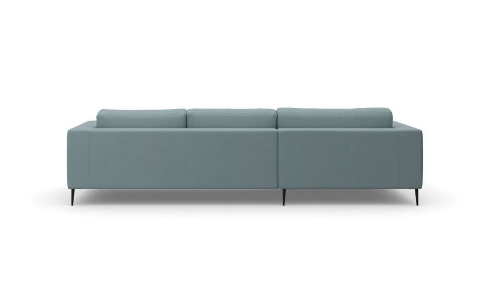 Ecksofa 274x230 cm Mint Blau B-Ware