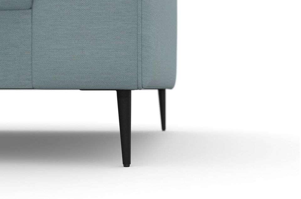 Ecksofa 274x230 cm Mint Blau B-Ware