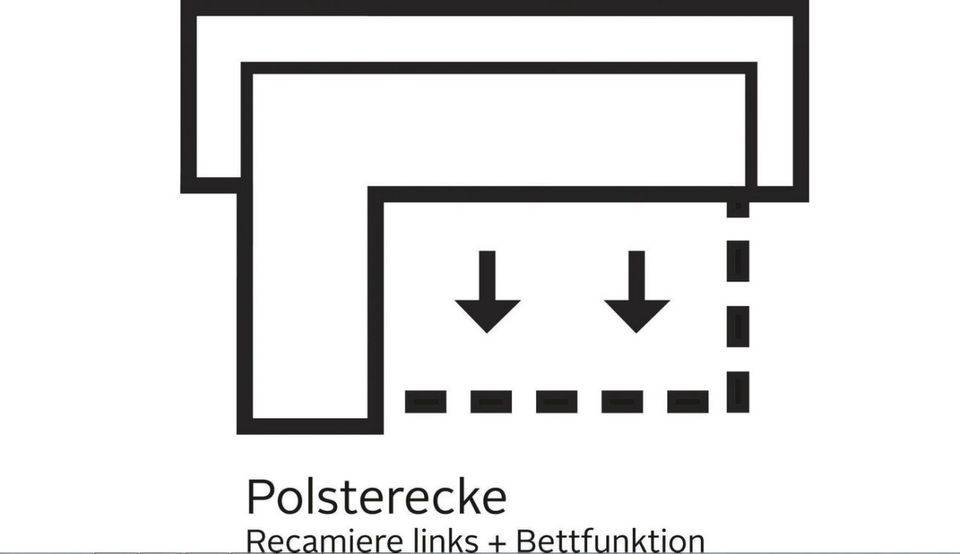 Ecksofa ★ 272x226cm Grau Schlaffunktion Bett Microfaser B-ware
