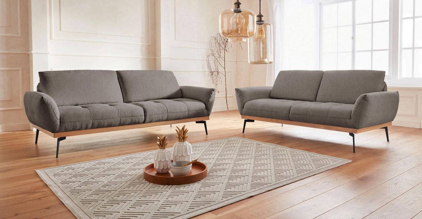 3-Sitzer Sofa Palic 221x95cm Salz Pfeffer Guido M. Kretschmer B-Ware