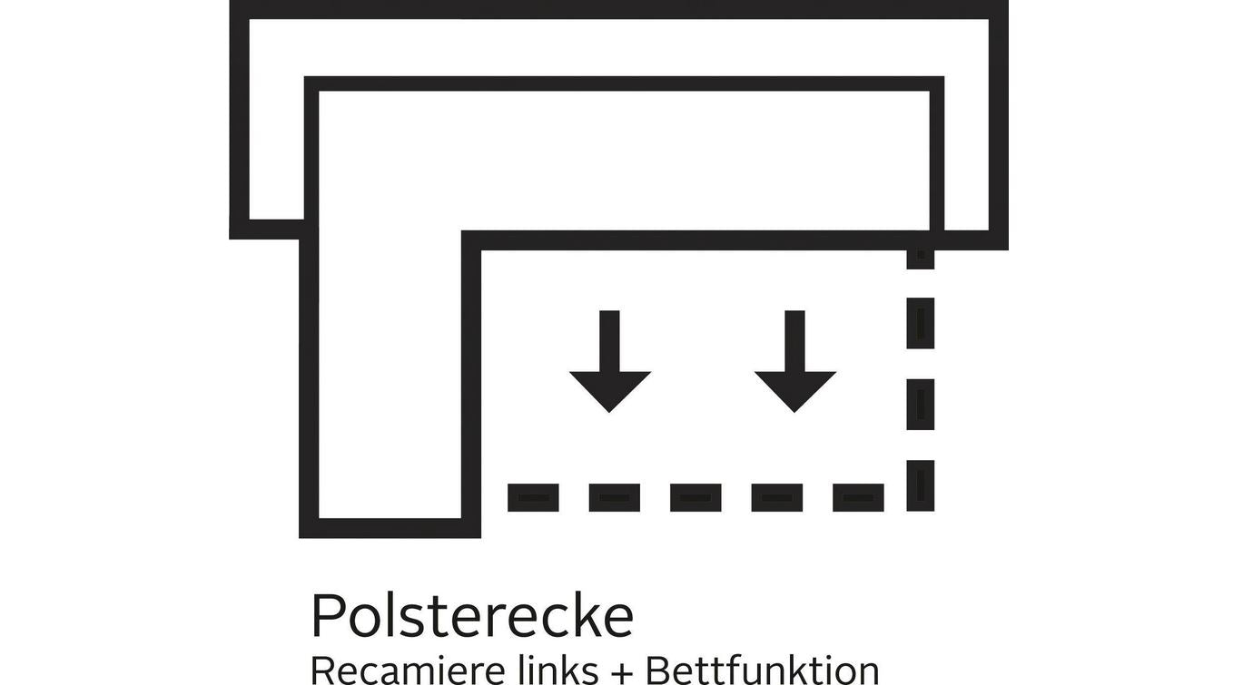 Ecksofa 286x174cm Schlaffunktion Microfaser Braun Lederoptik B-Ware