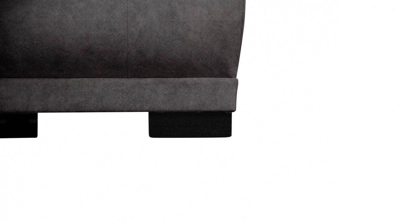 Wohnlandschaft 297x163 cm Grau Struktur U-Form B-Ware