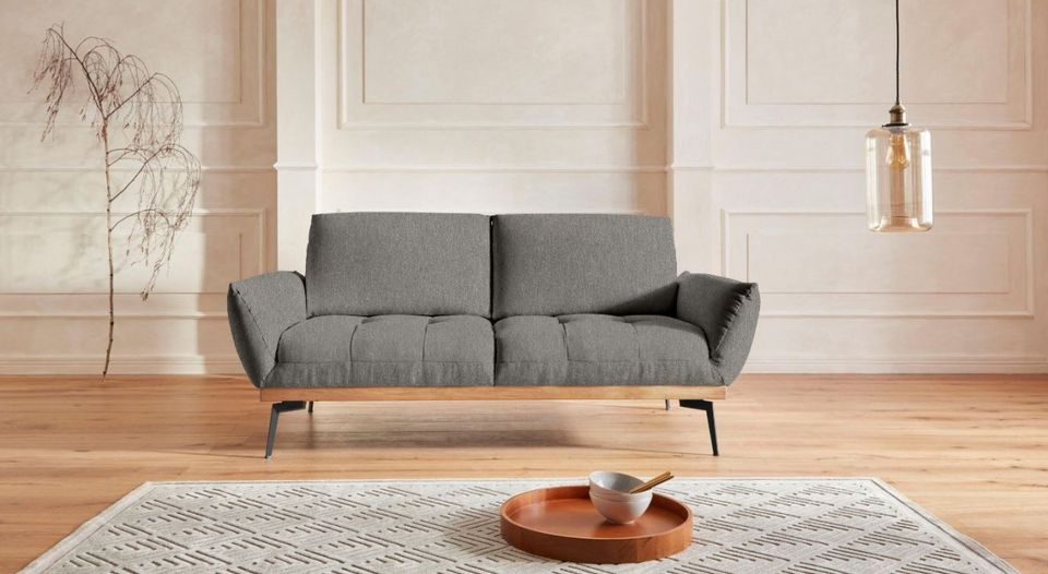 3-Sitzer Sofa Palic 221x95cm Salz Pfeffer Guido M. Kretschmer B-Ware