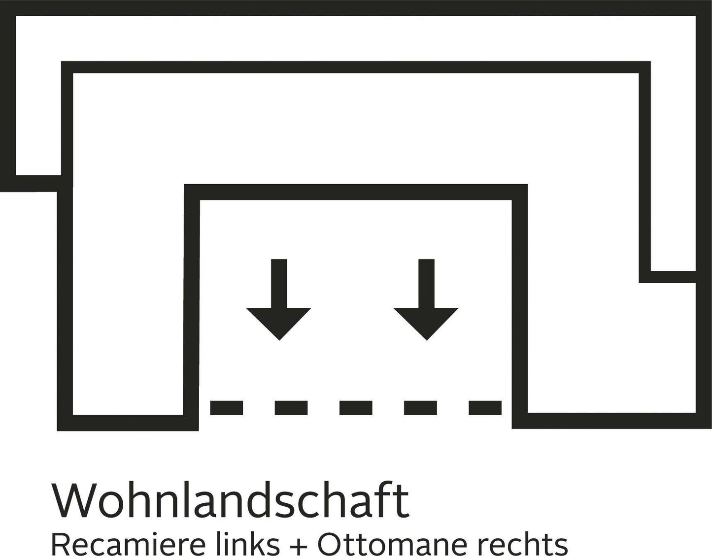 Wohnlandschaft 350 cm Schlaffunktion Grau Luxus-Microfaser B-Ware