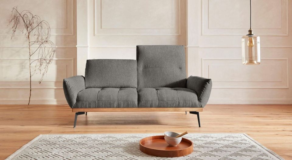 3-Sitzer Sofa Palic 221x95cm Salz Pfeffer Guido M. Kretschmer B-Ware