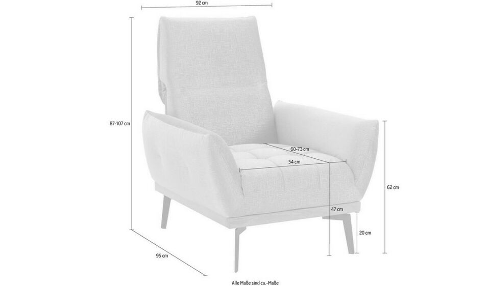 Sessel Salz-Pfeffer Grau Braun Guido Maria Kretschmer Palic B-Ware