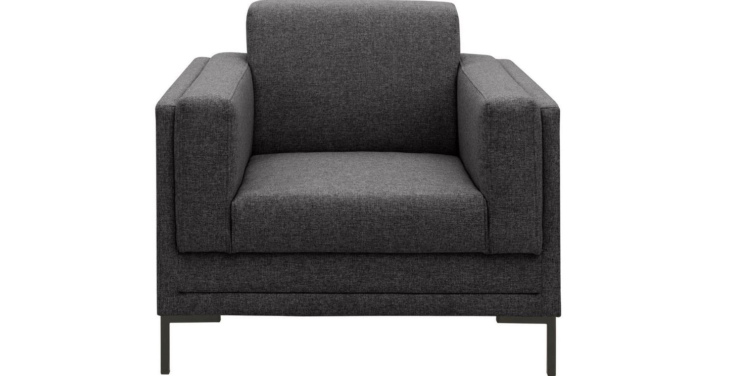 Designer SET Joop 2 x 3-Sitzer, 2 x Sessel LOOKS VII Grau B-Ware