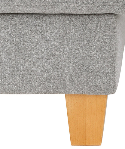 Wohnlandschaft Grau mit Schlaffunktion, Bettkasten, Federkern und Kopfteilverstellung, Conville jetzt reduziert im Angebot kaufen.