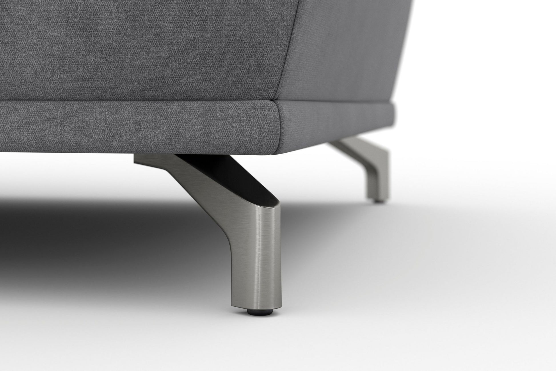 Ecksofa Grau mit Schlaffunktion, Bettkasten, Federkern, Sitztiefen- und Kopfteilverstellung im Luxus-Microfaser Bezug, Couch Cabrio jetzt online bestellen.