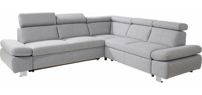 Ecksofa Grau ★ 274x254cm Schlaffunktion Bettkasten Couch