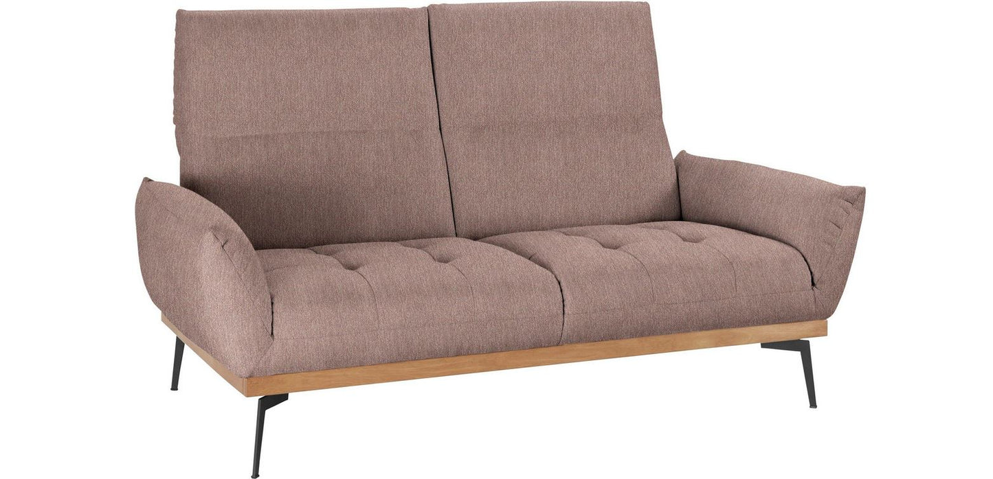 SET 2-Sitzer Sofa + Hocker  Palic 191x95cm Rosa-Braun Küchensofa Polster Bank B-Ware