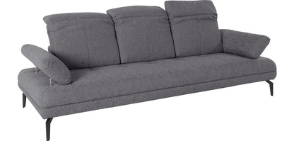 Designer Sofa 3-Sitzer 251 cm Grau Couch  B-Ware