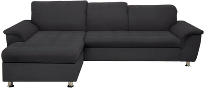 Ecksofa grau 278x162cm Schlaffunktion Bettkasten B-Ware