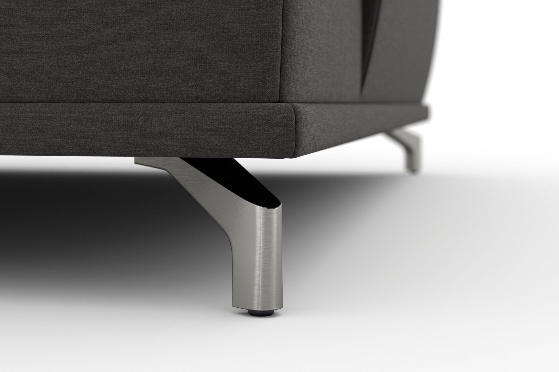 Wohnlandschaft Grau mit Federkern, Sitztiefen- und Kopfteilverstellung im Luxus-Microfaserbezug, U-Form Cabrio jetzt reduziert im Angebot bestellen.